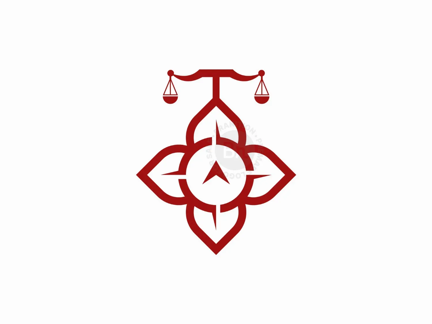 Compass Flower Firm Logo