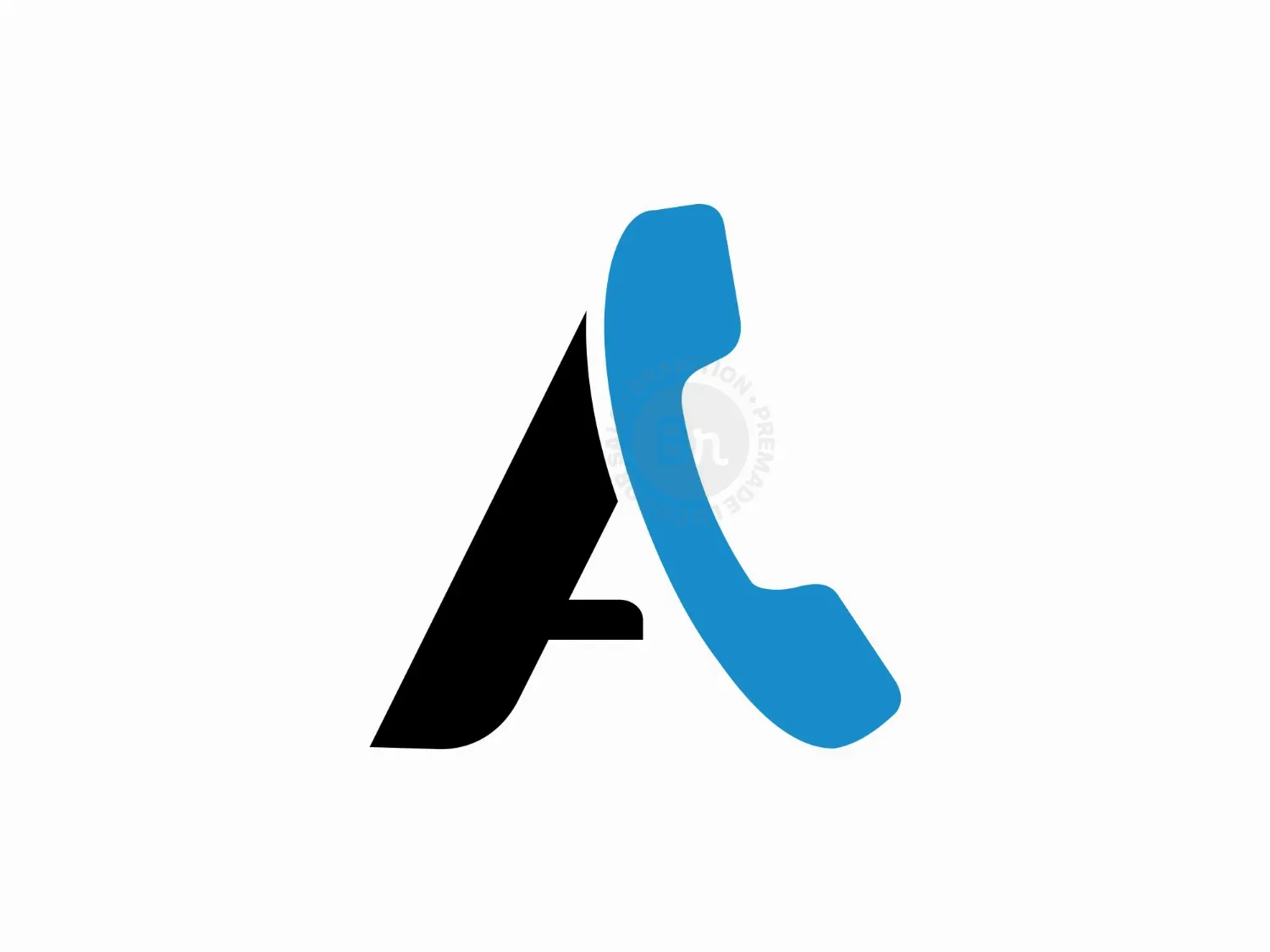 Letter A Phone Logo