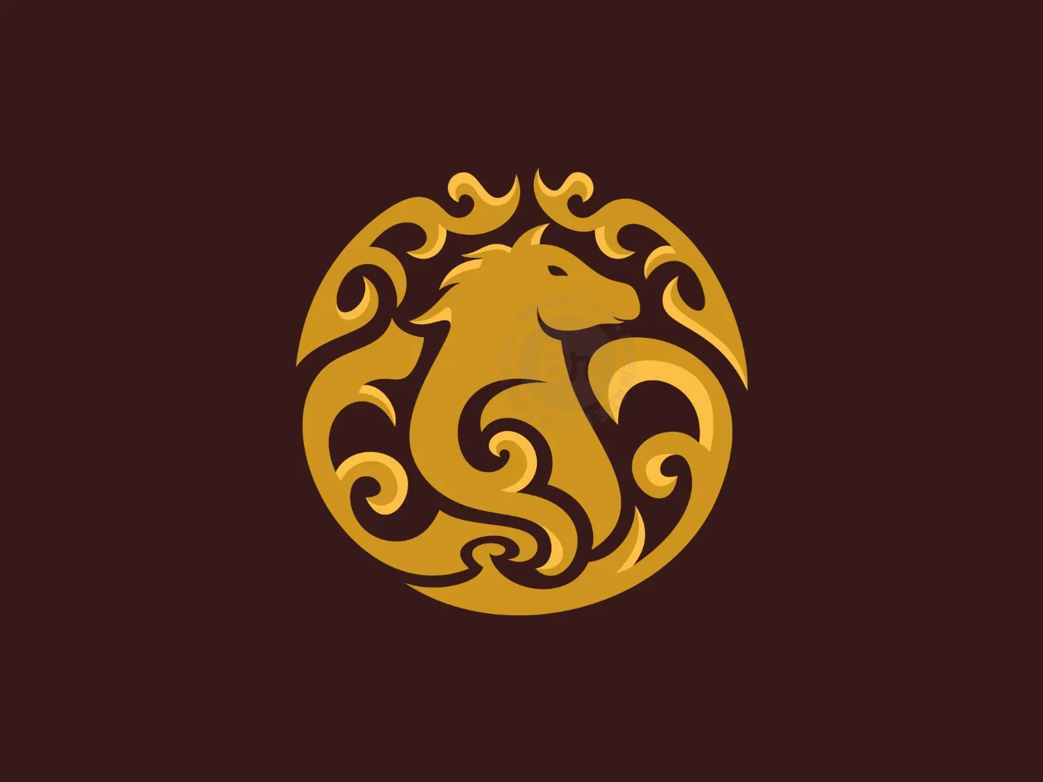 Horse Ornament Logo