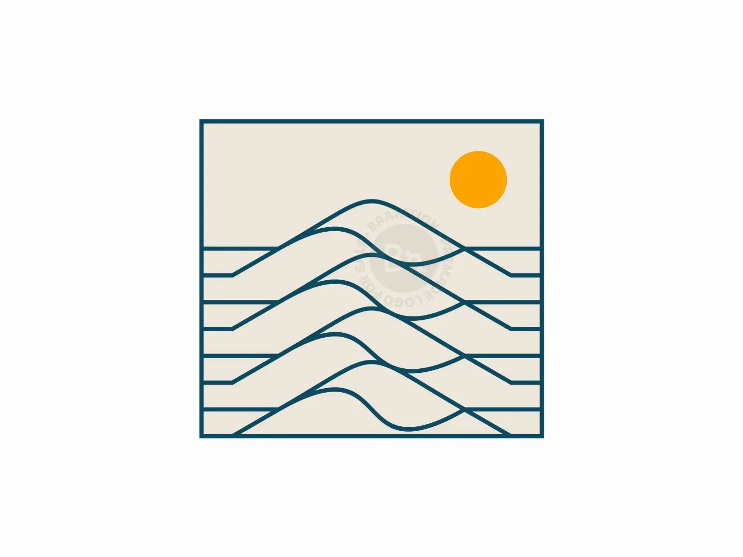 Mountain Wave Line Logo