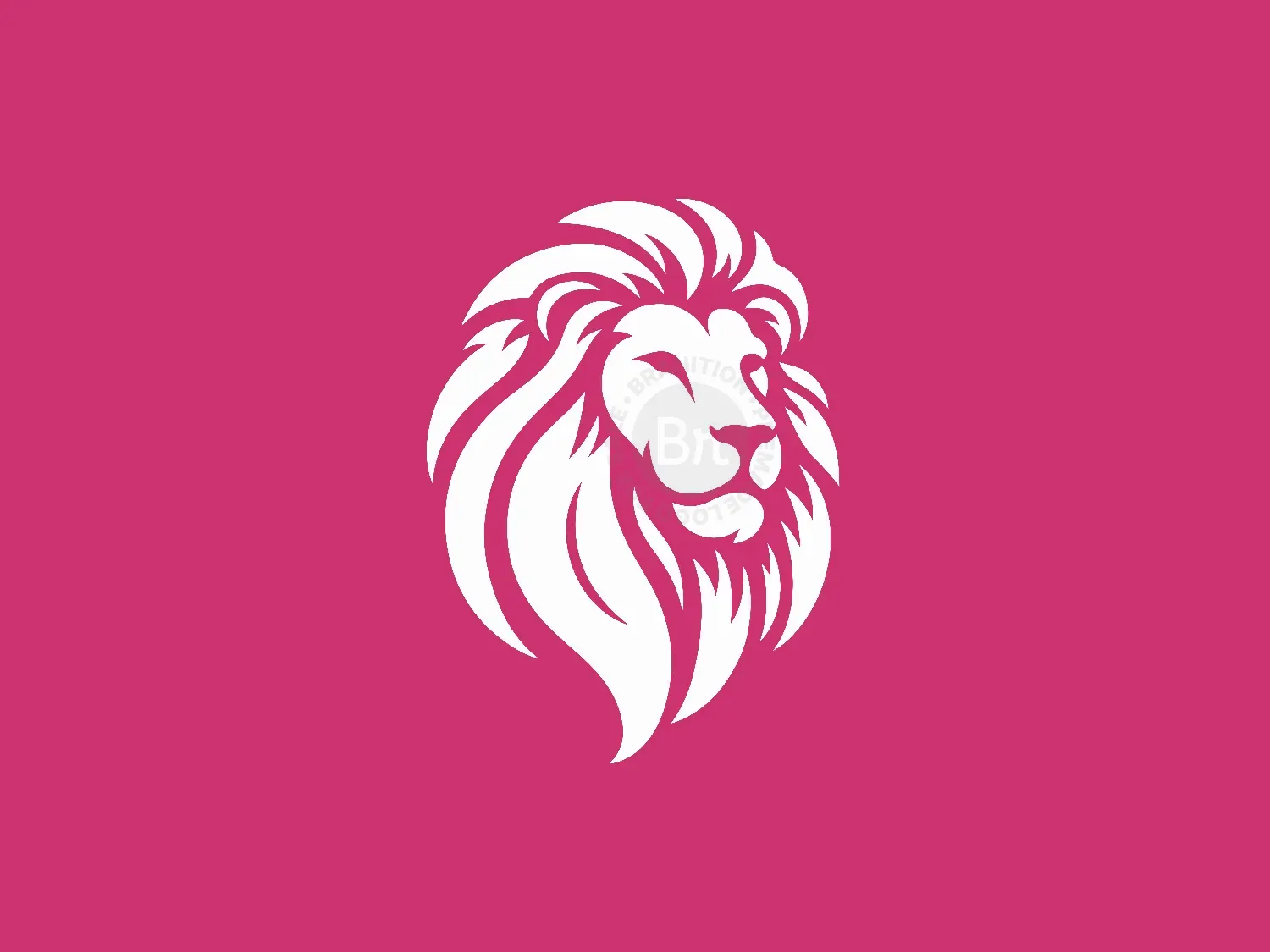 Modern Lion Head Logo