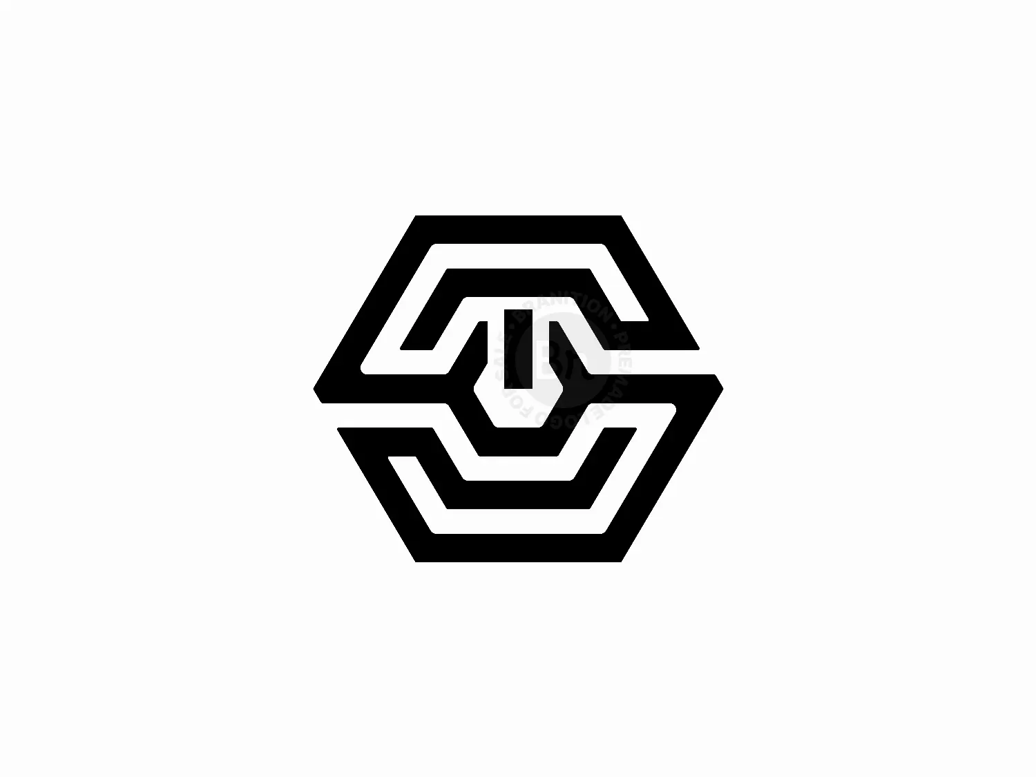 Letter S Power Shutdown Logo