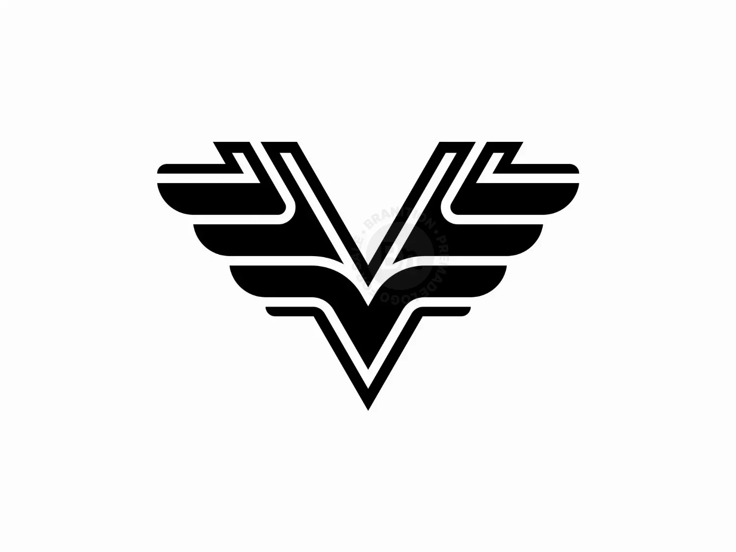v logo logo 3
