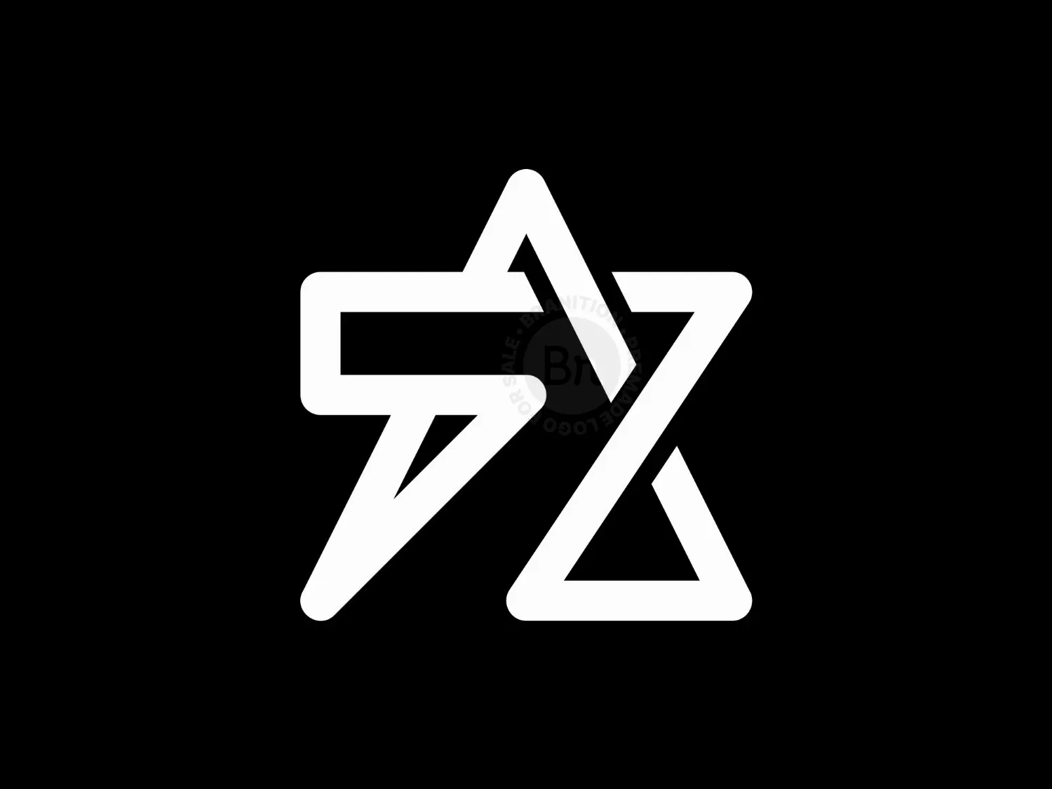Letter Z Star Logo