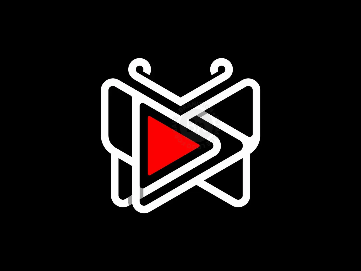 Butterfly Media Play Logo