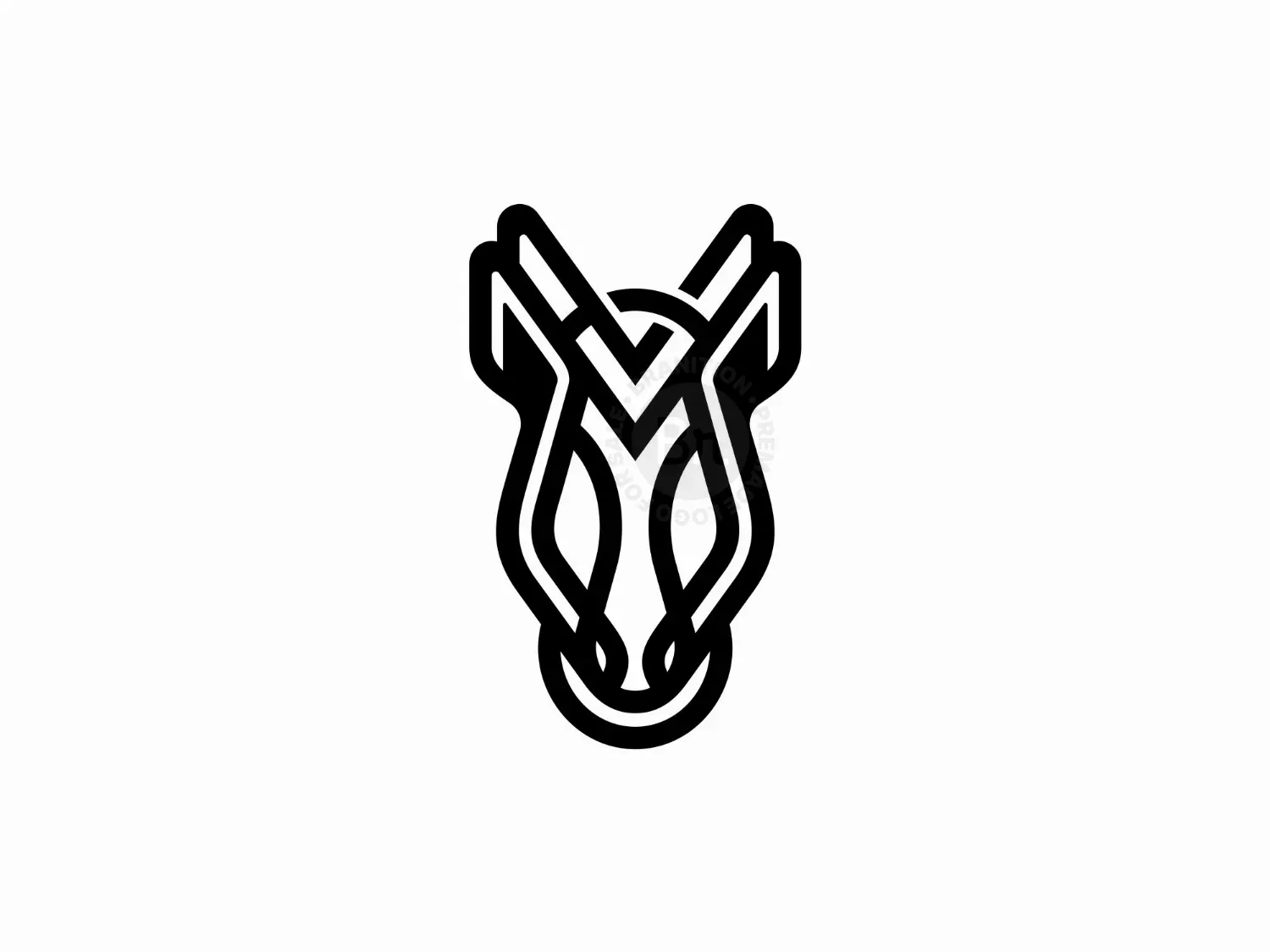 Donkey Geometric Logo