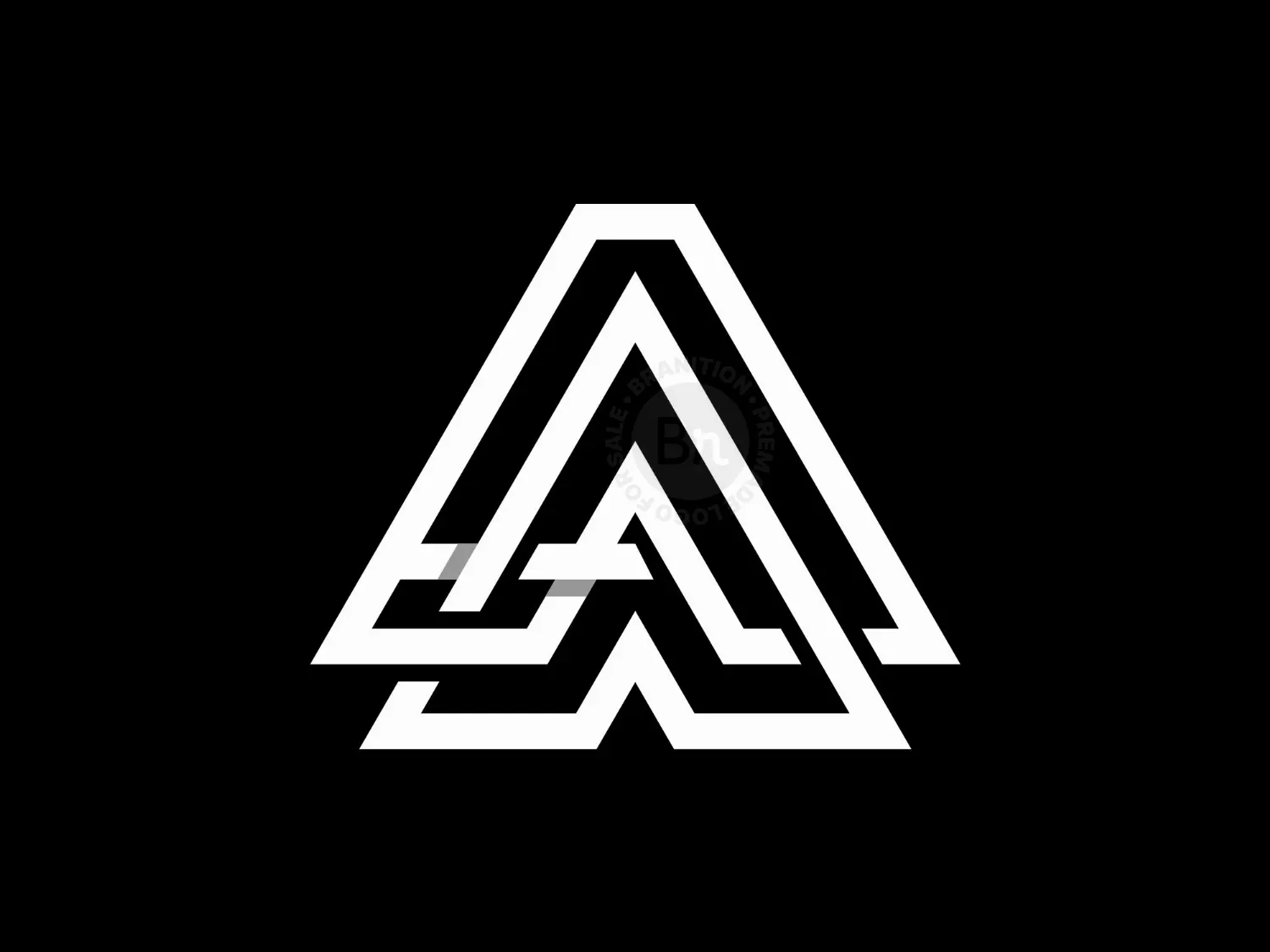 modern letter a logo logo 3