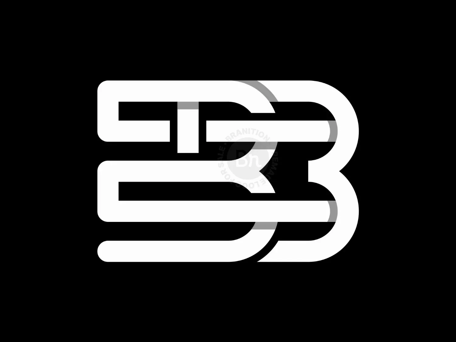 simple letter b logo 0