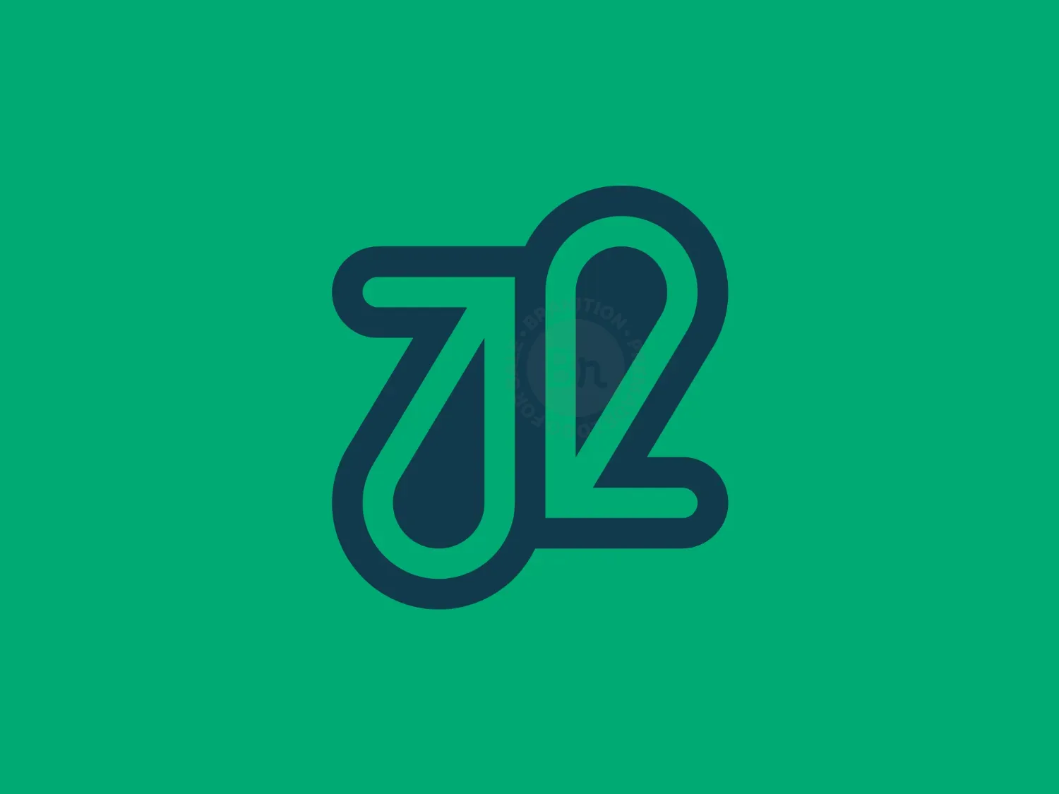 Letter Ae Drop Logo