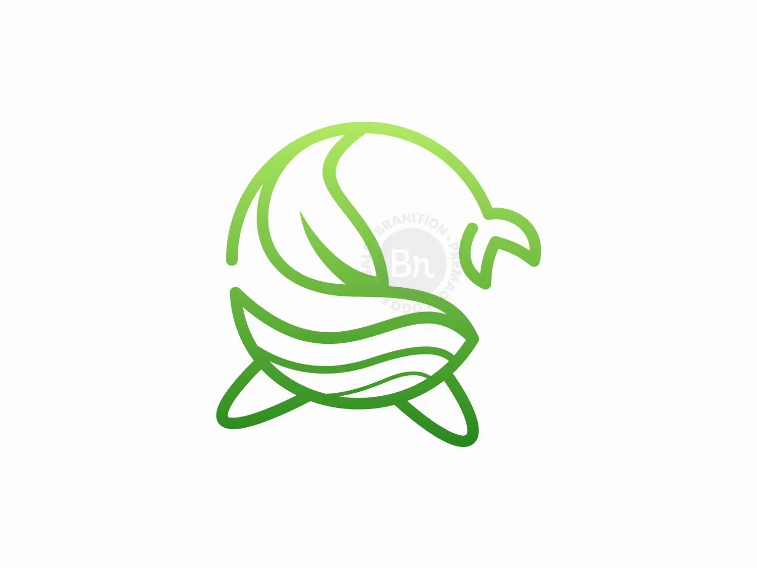 Whale Leaf Logo