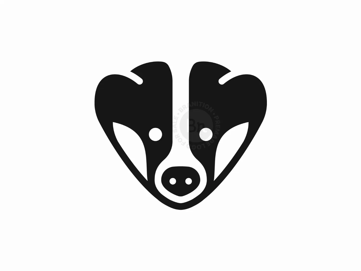 Modern Badger Logo