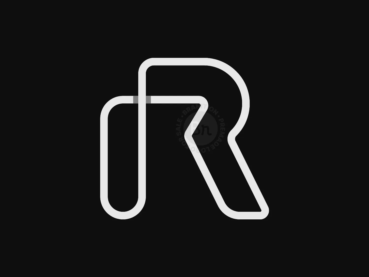 Monoline Letter R Logo Design