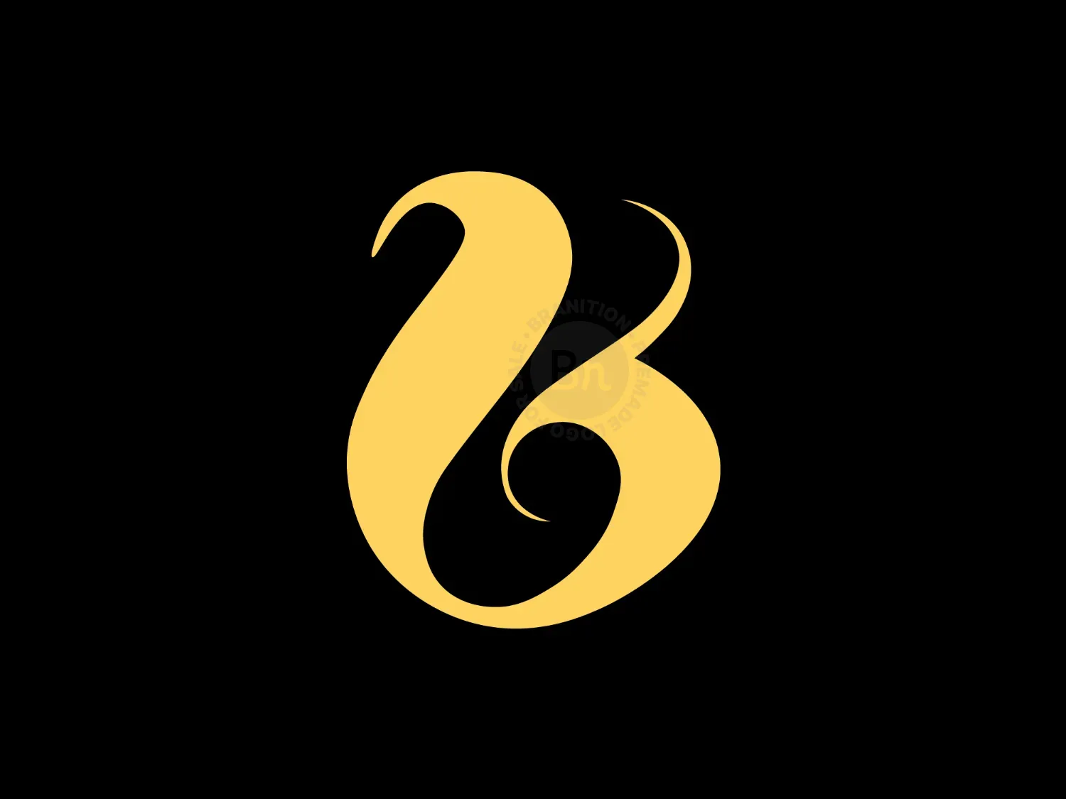 Abstract And Elegant Letter B Logo