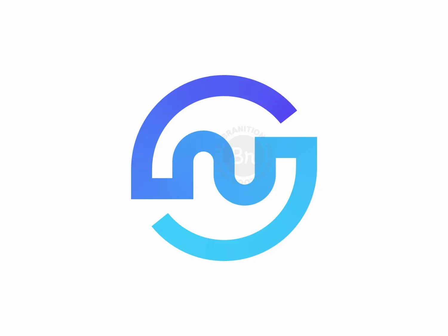 Letter SN Logo