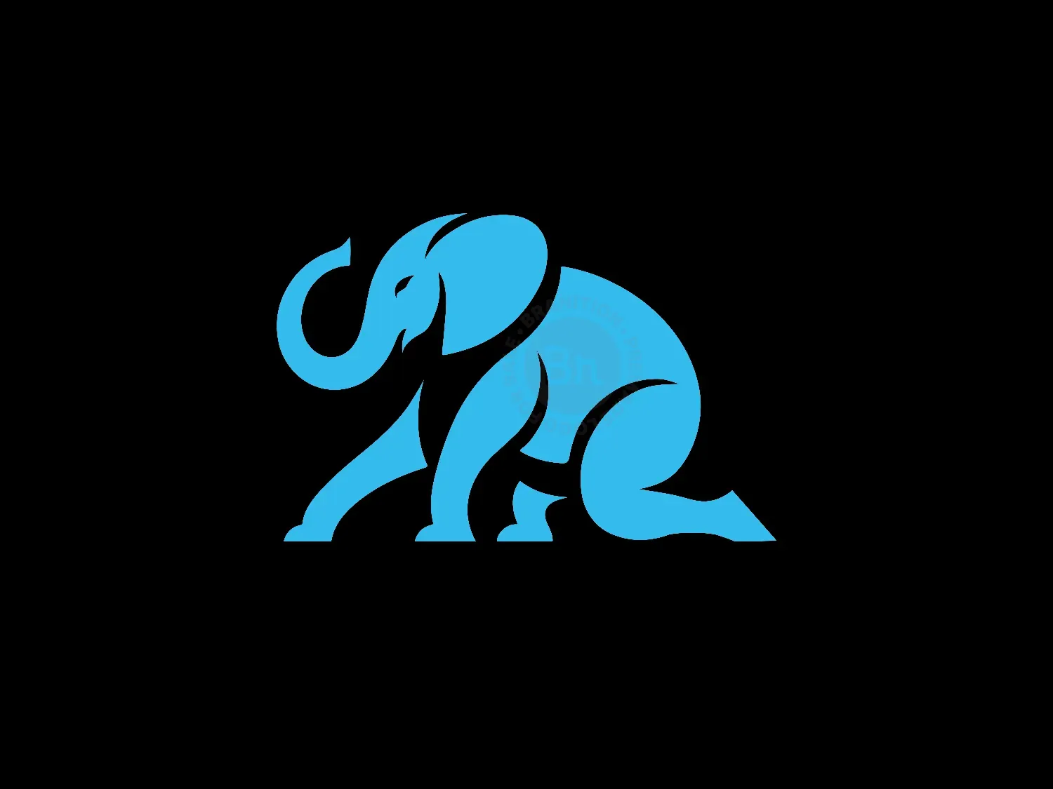 Modern And Elegant Elephant Logo