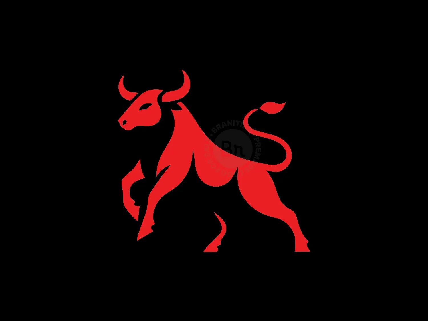 Elegant Red Bull Logo