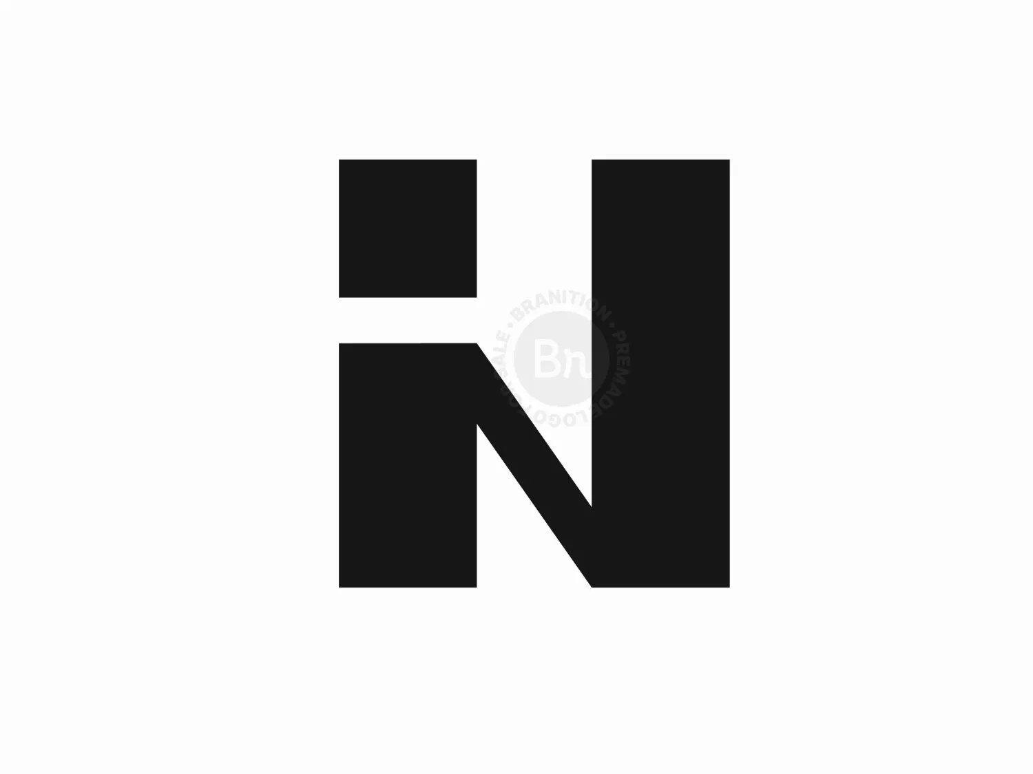 Letter IN Or NI Logo