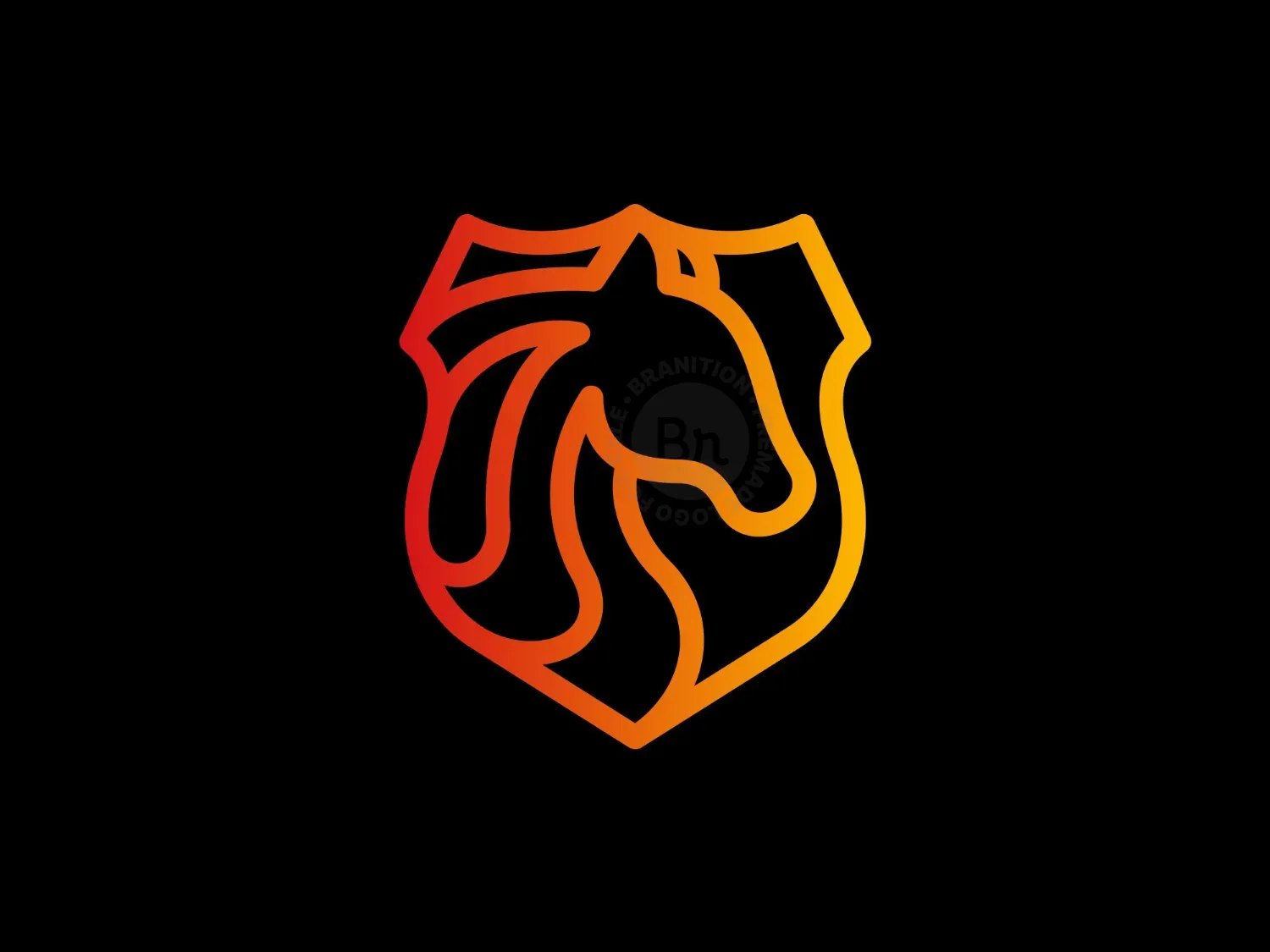 stallion logo logo 0