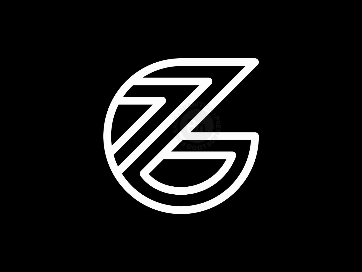 Letter ZG Line Logo