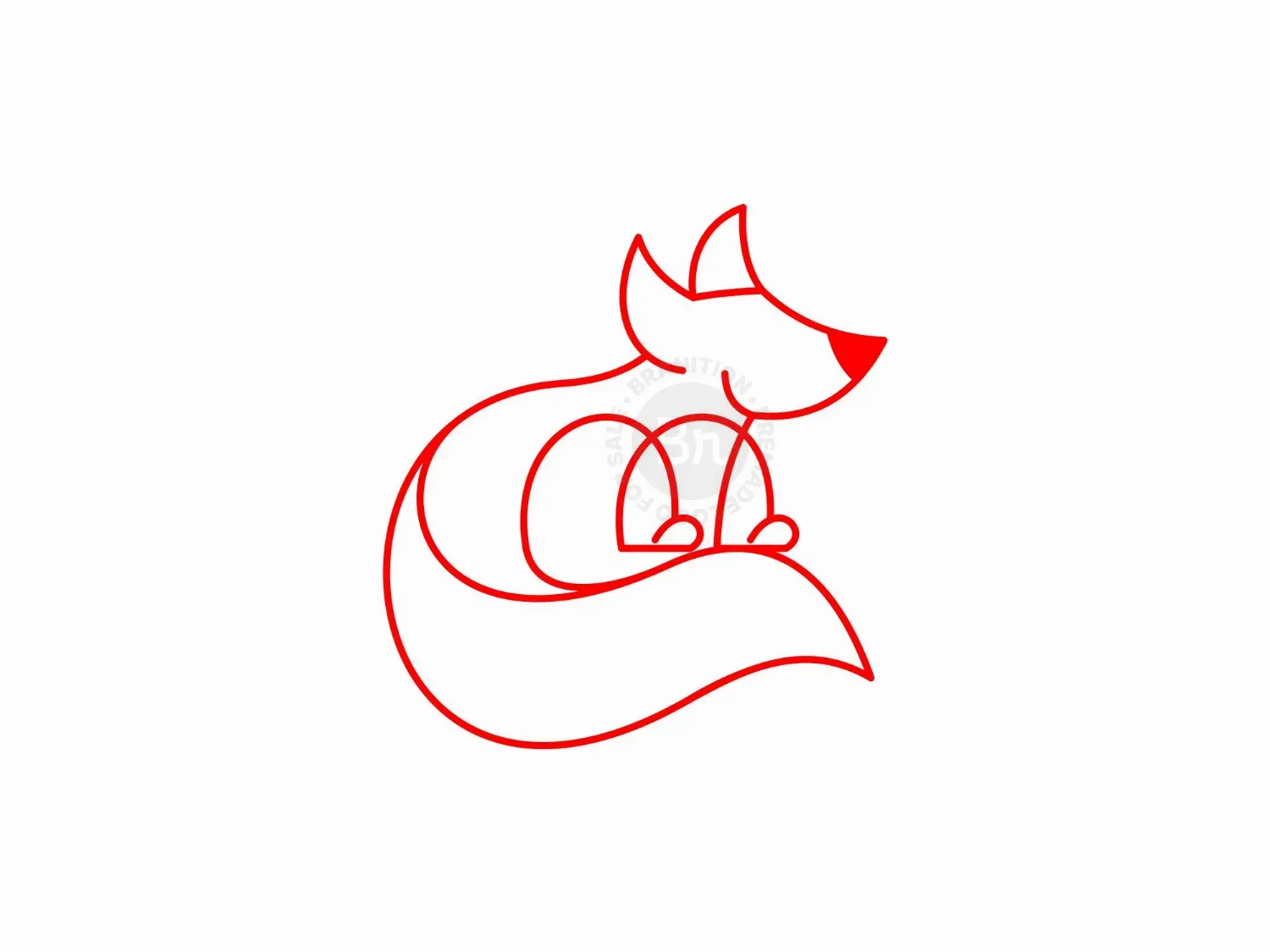 dog line logo 23