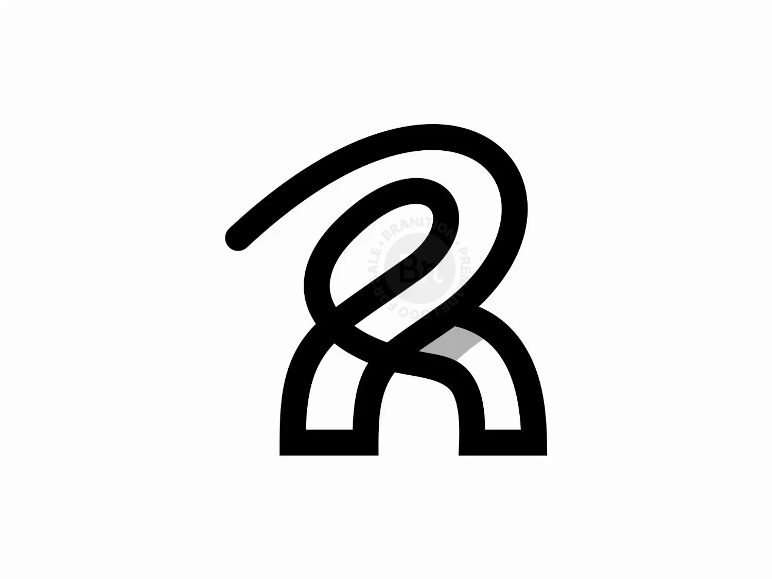 Letter R Simplicity Logo