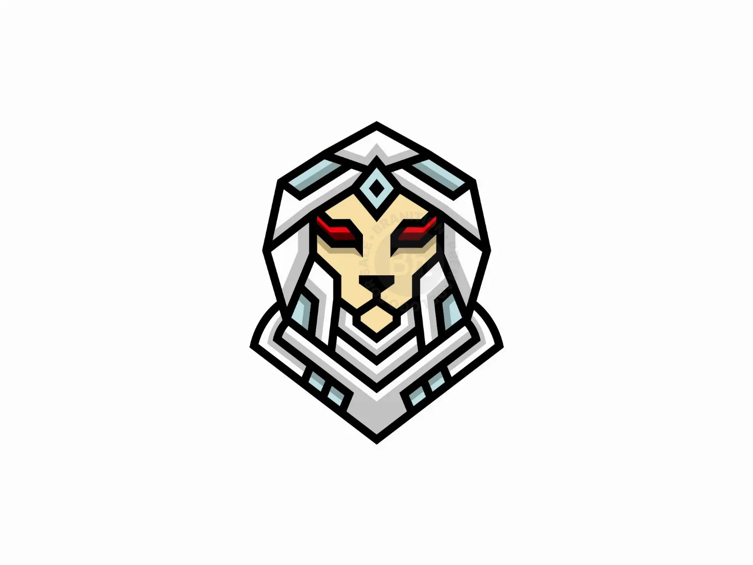 Lion Cyborg Logo