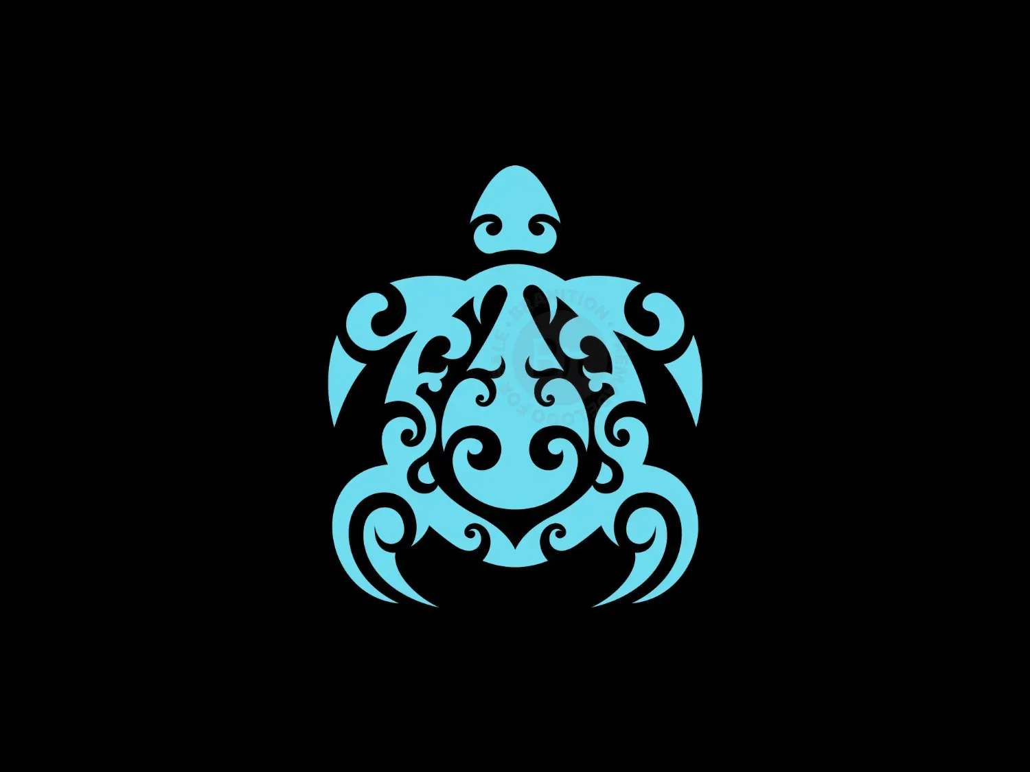 Turtle Drop Ornament Logo
