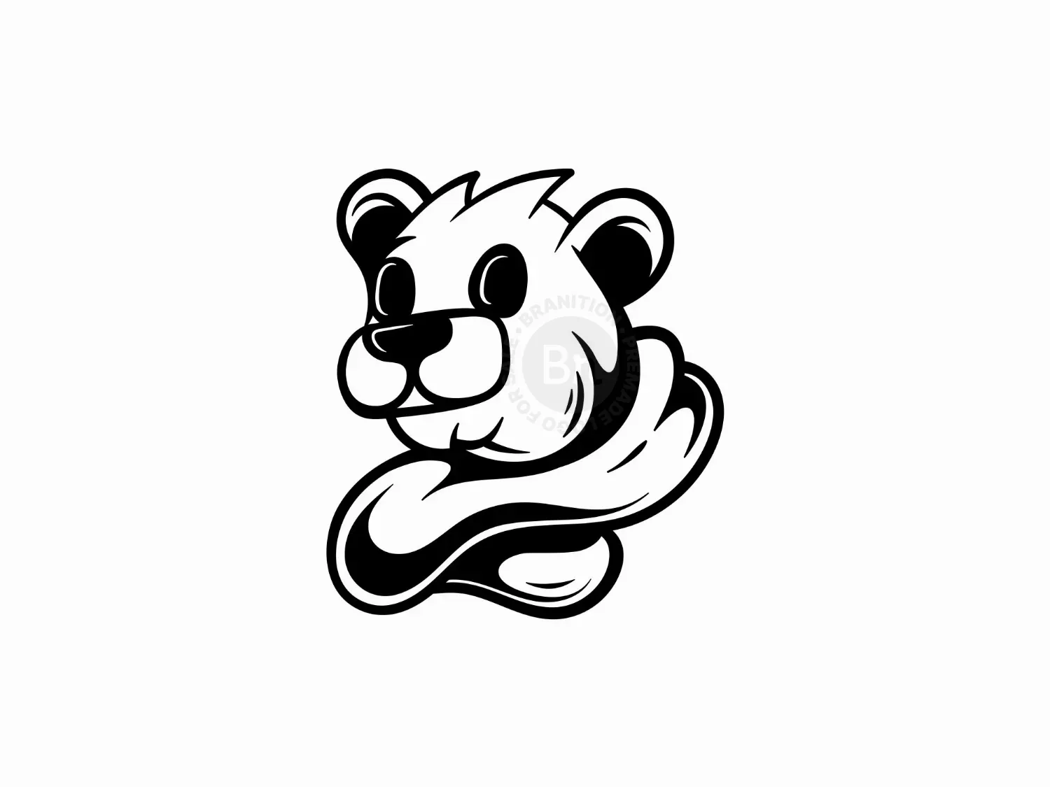 bear mascot logo 1