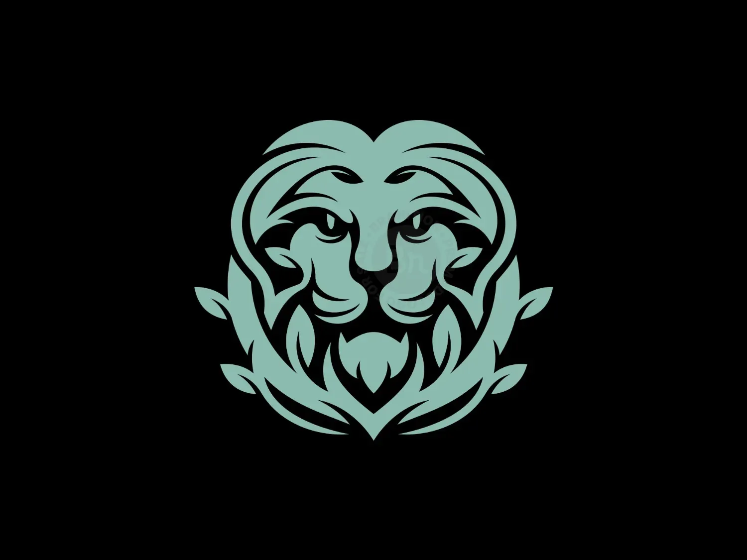 Lion Leaves Logo