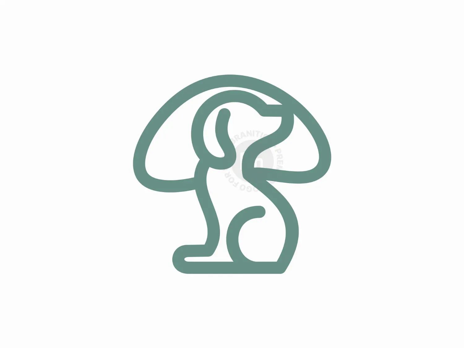 Dog Mushroom Logo