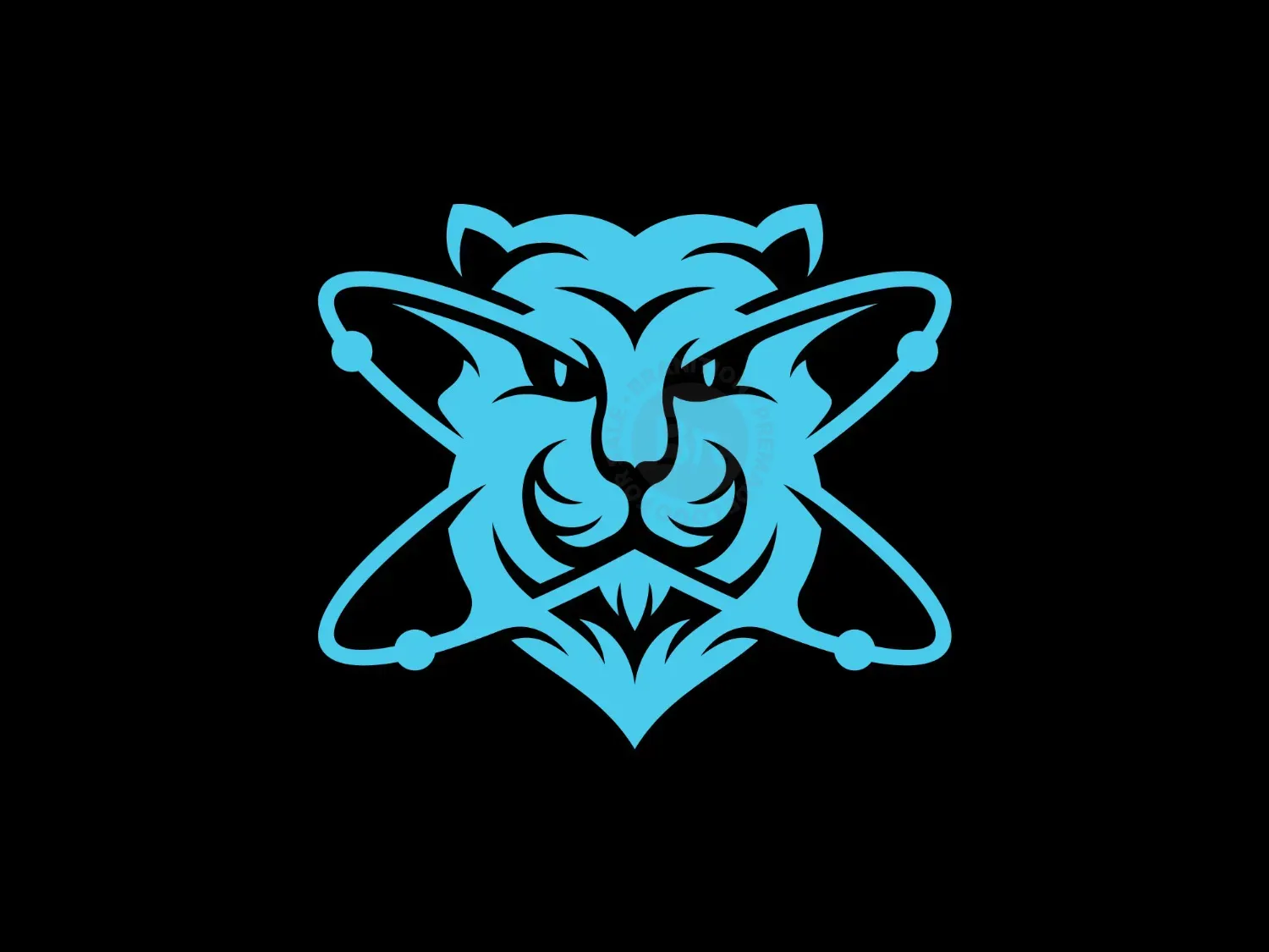 Lion Atom Logo