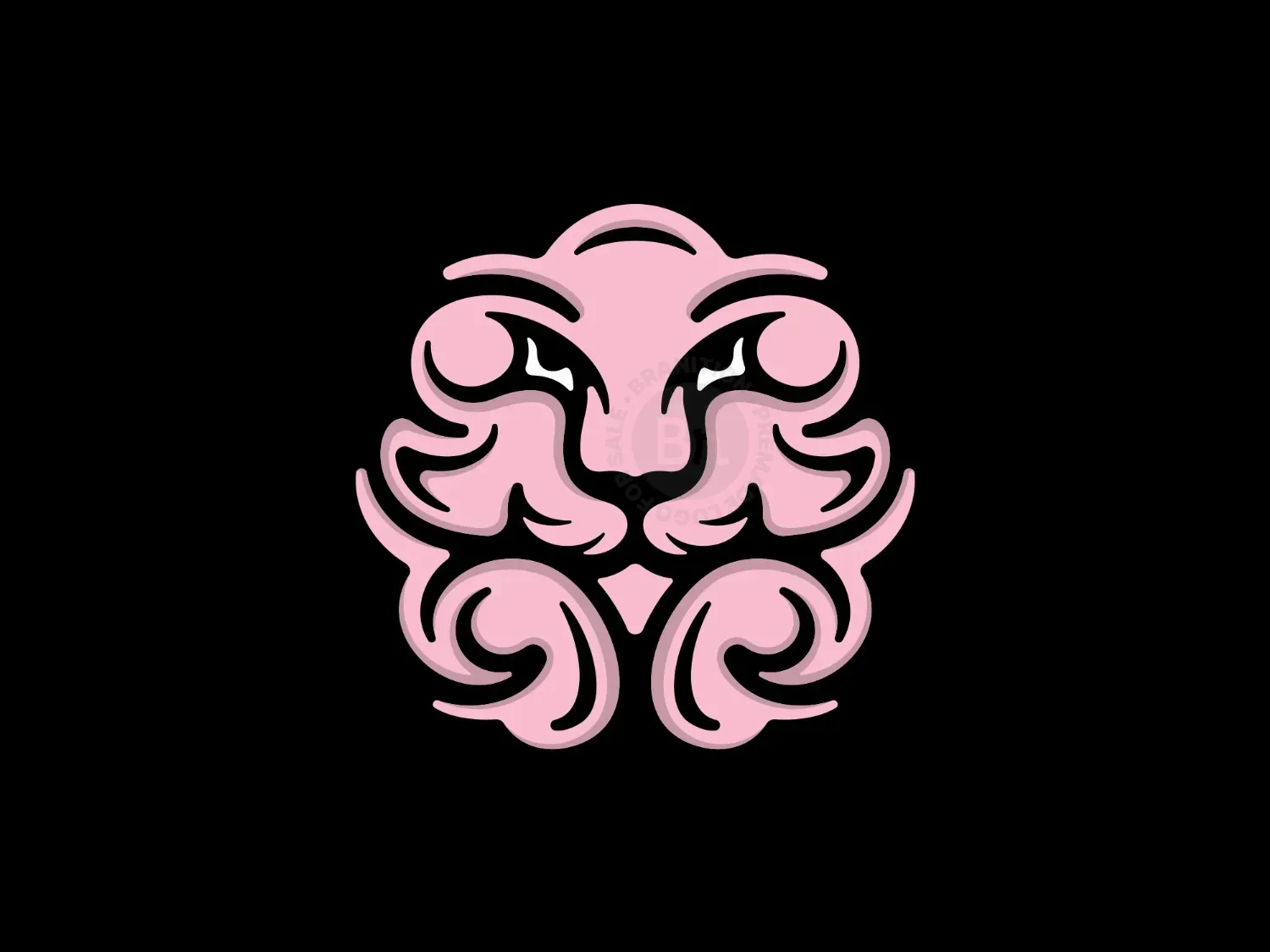 Lion Brain Logo