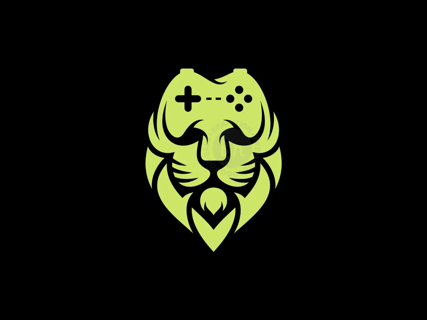 Lion Game Logo