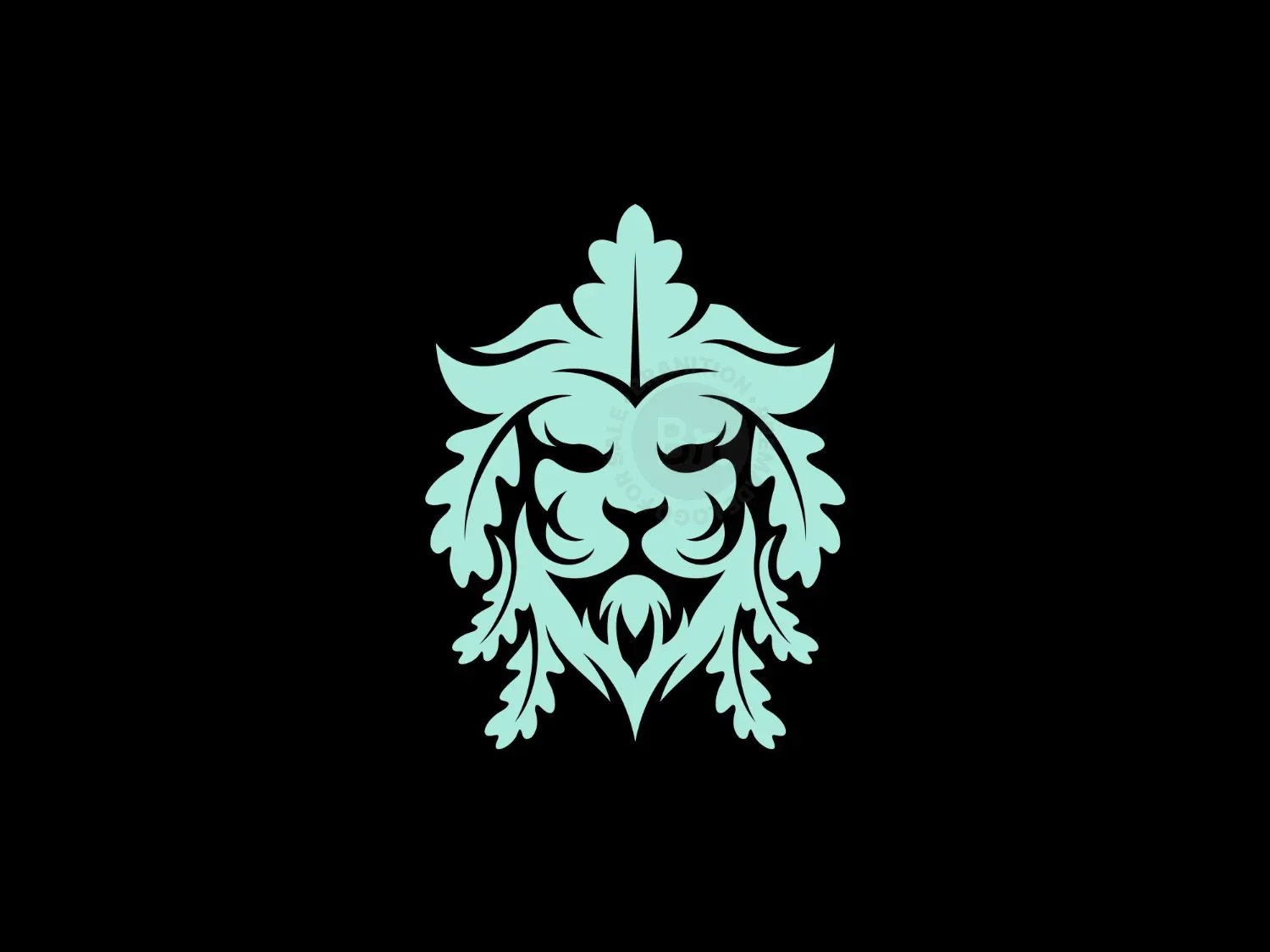 Lion Leaf Oak Logo