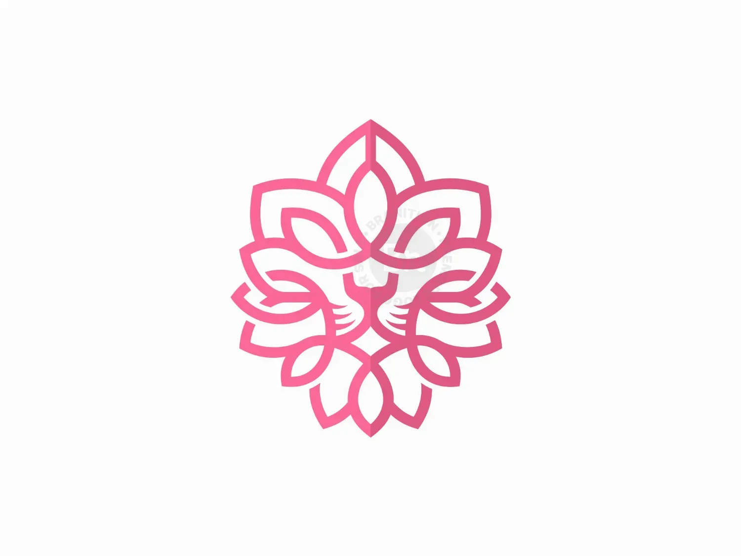 simple flower logo 0