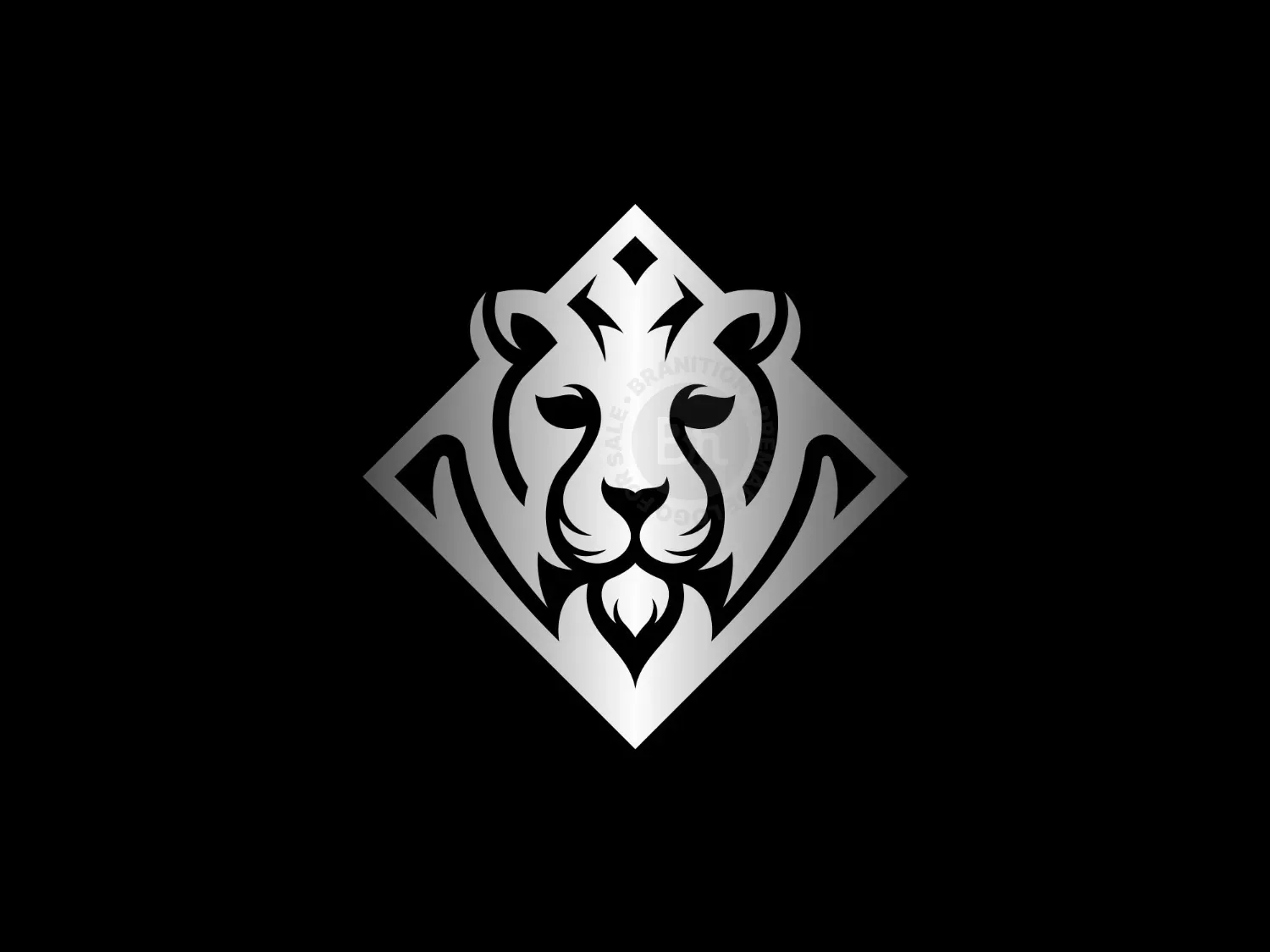 Modern Lion Luxury Logo