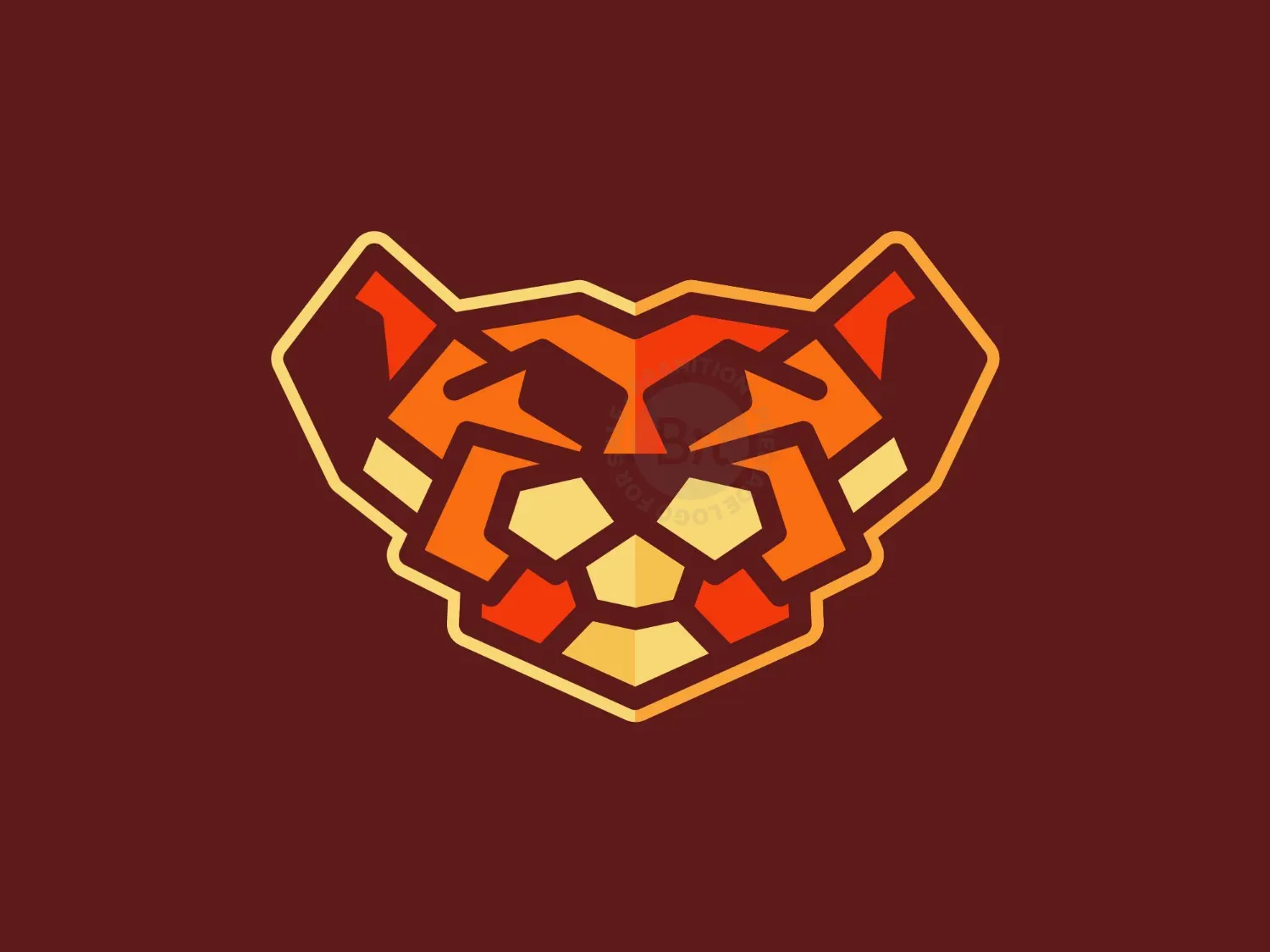 Tiger Modern Head Logo