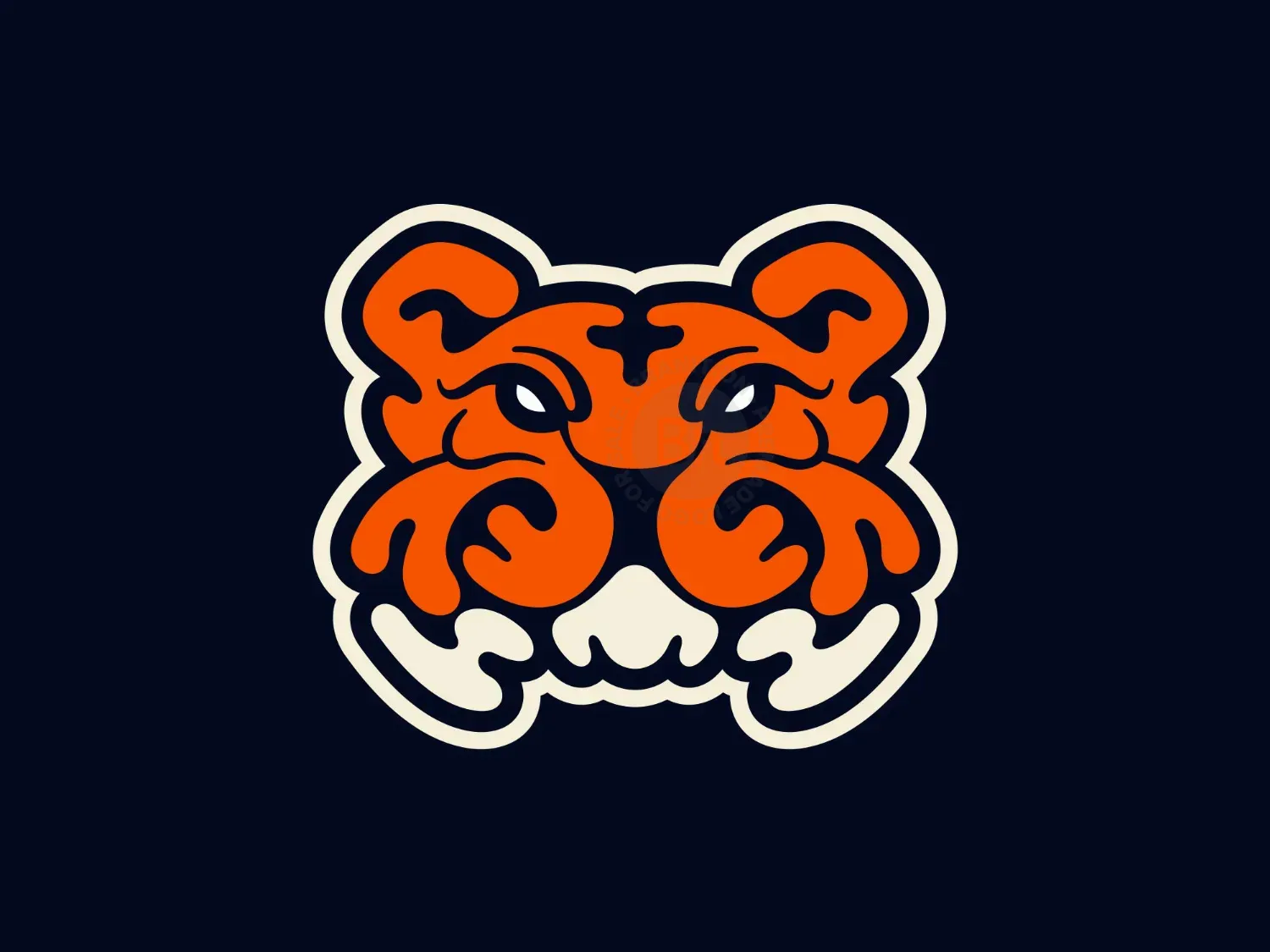 Tiger Animal Head Logo