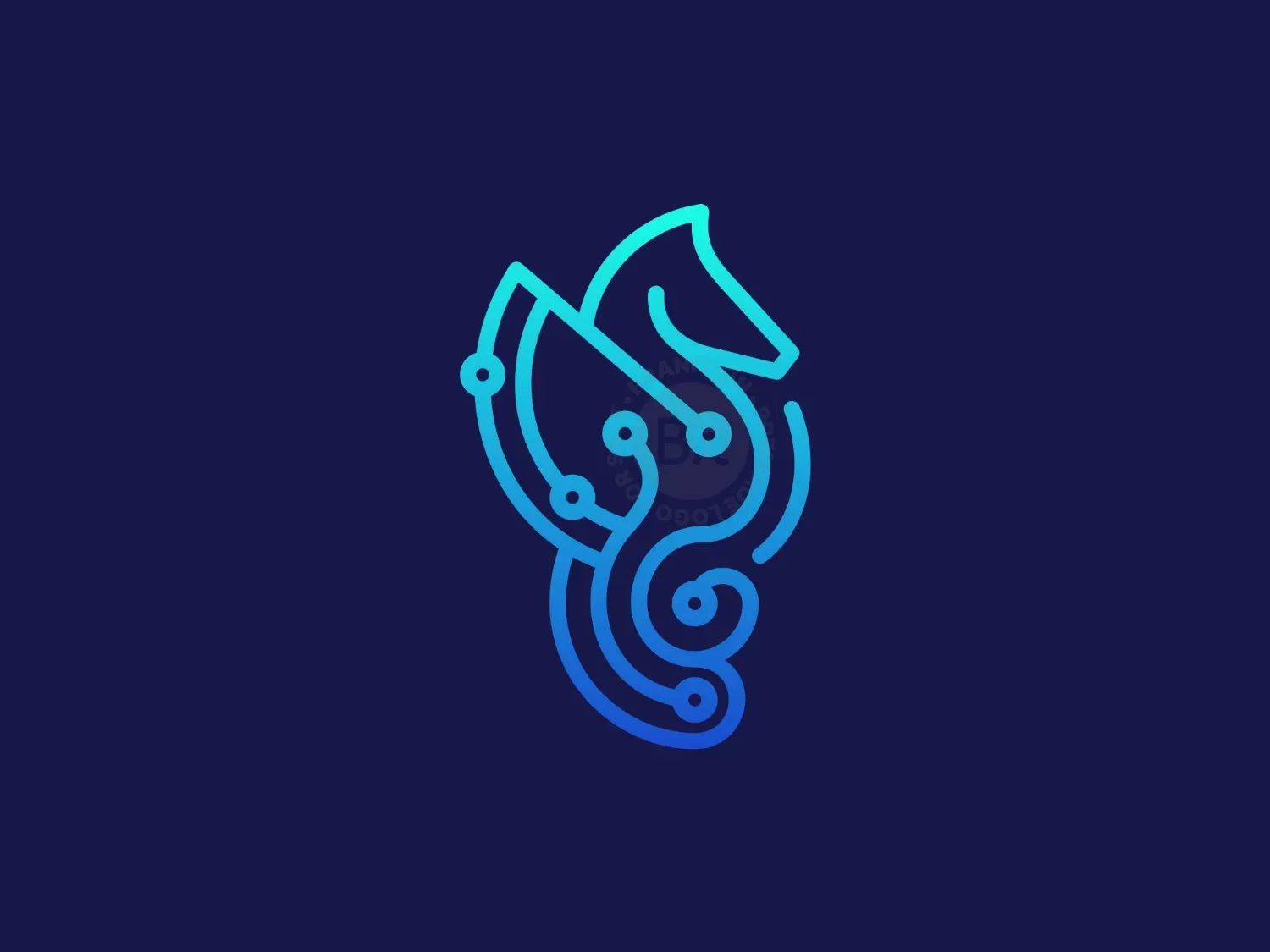 Seahorse Circuit Logo