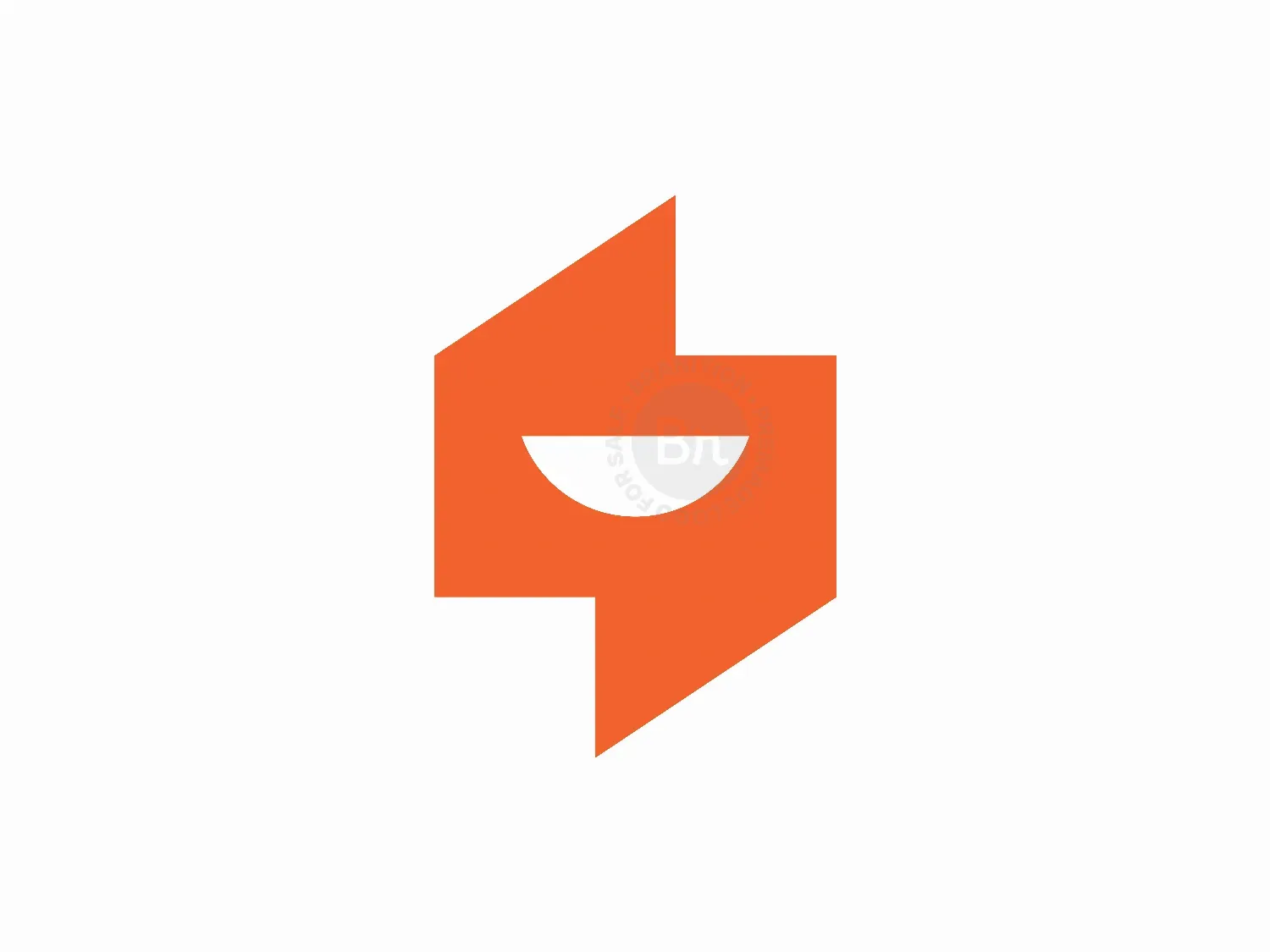 S-Chat Logo Mark With A Happy Twist