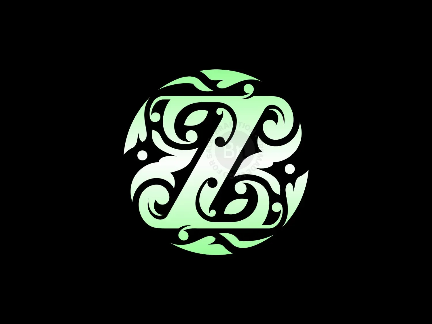 Letter Z Ornament Logo