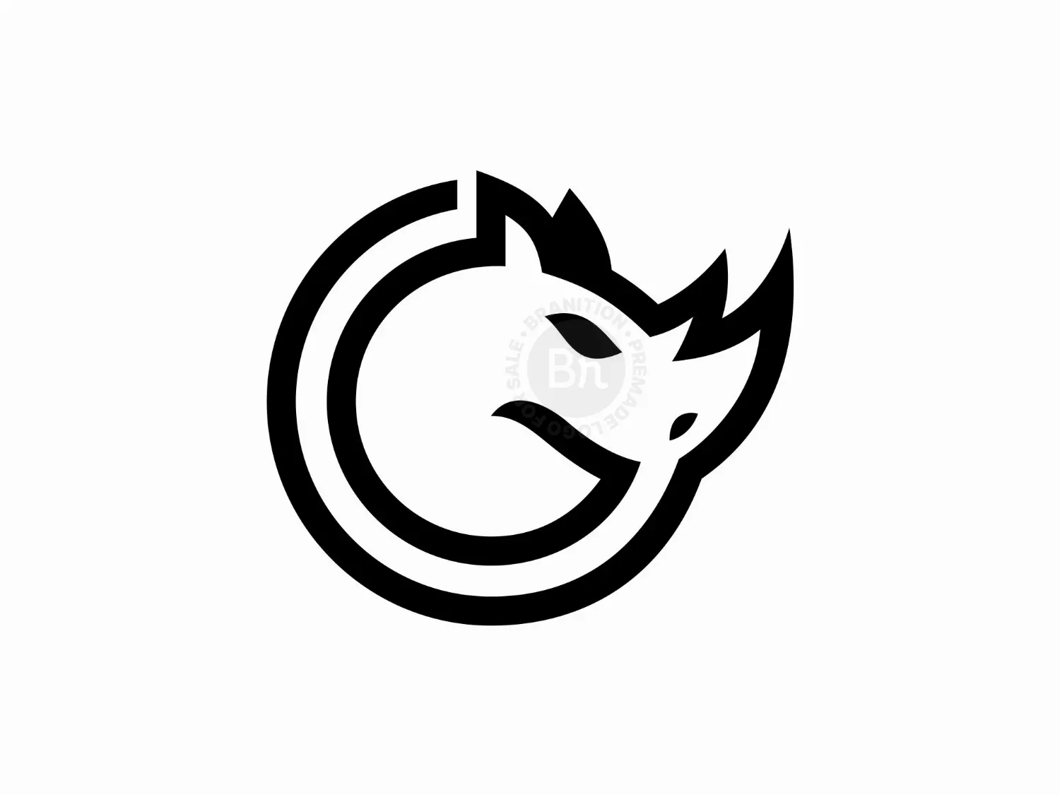 Letter G Rhino Logo