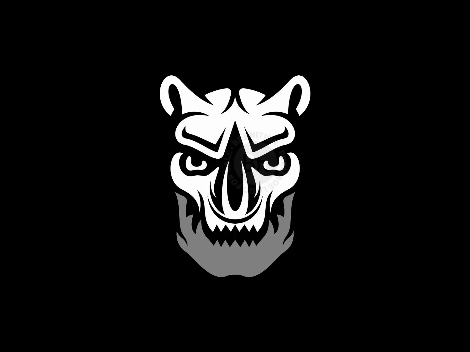 Rhino Skull Logo