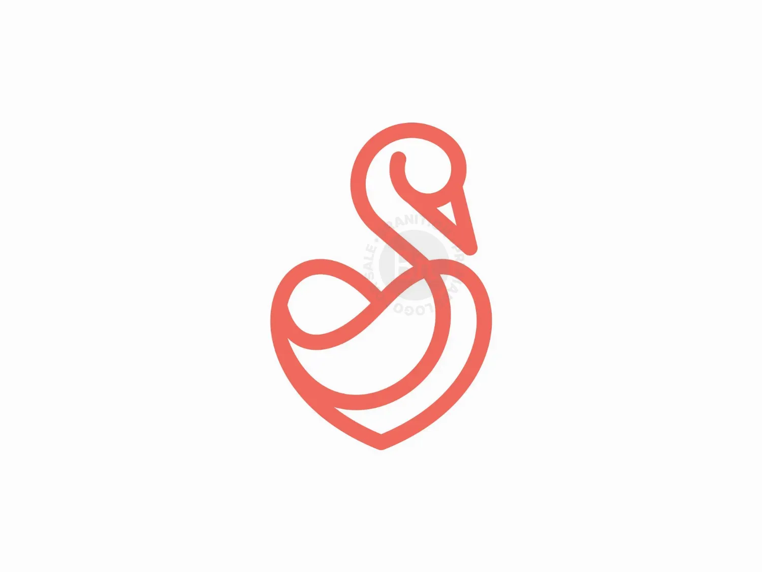 Swan Love Logo