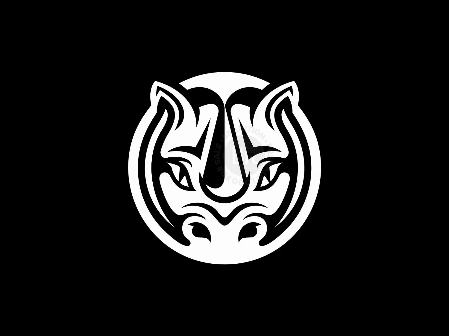 Head Rhino Circle Logo