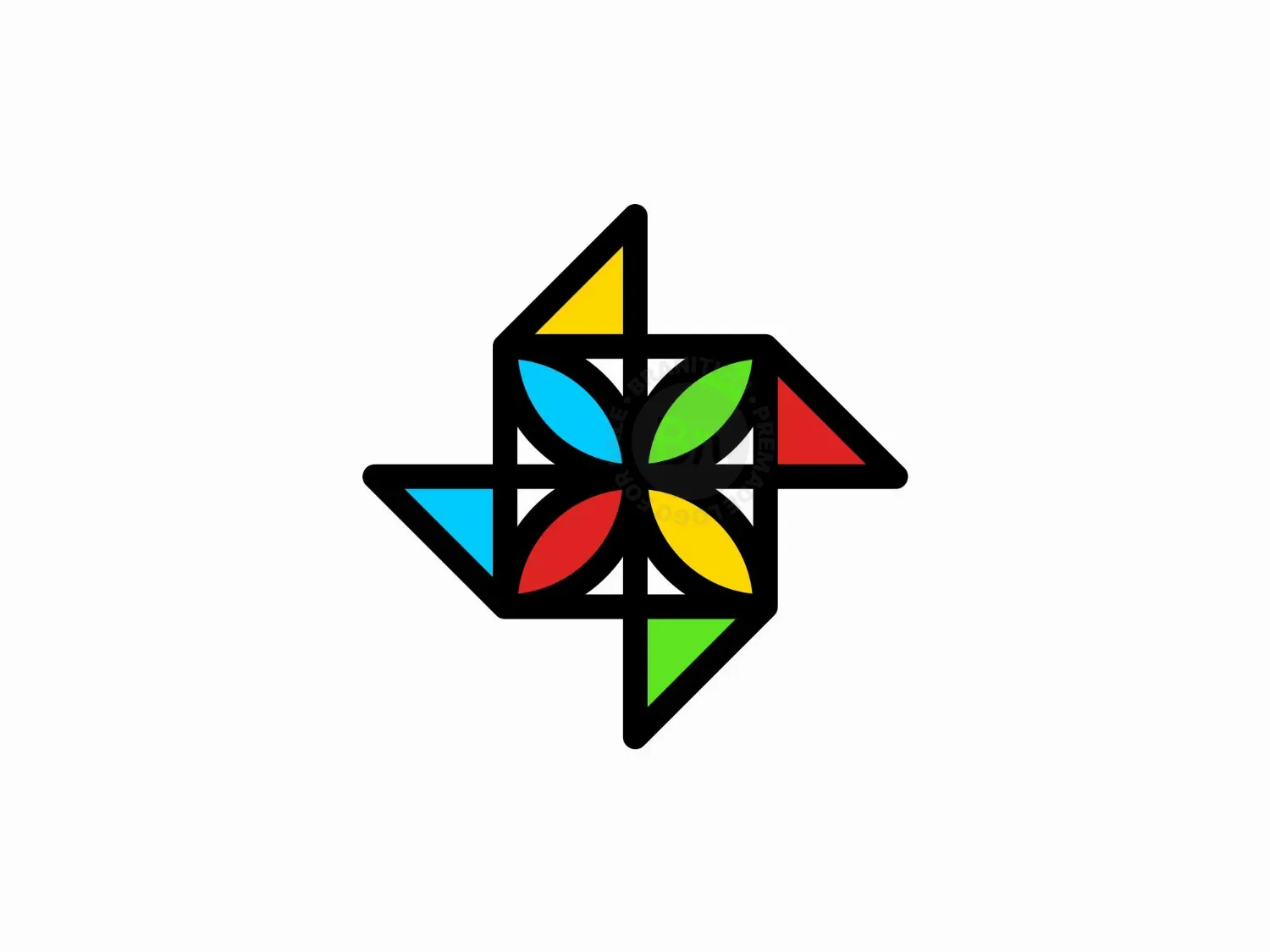 colorful geometric logo 9