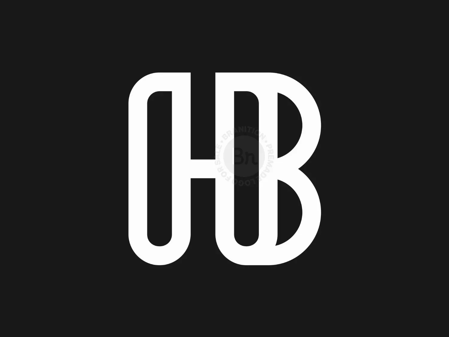 letter b h logo 1
