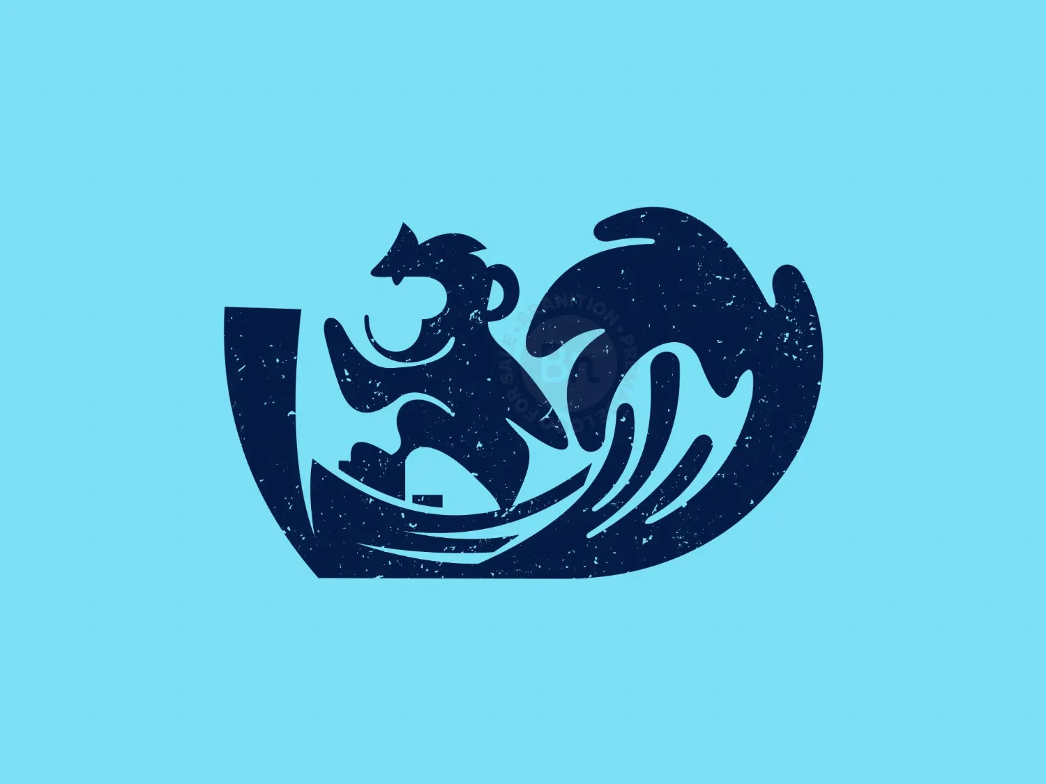 Monkey Boat Wave Logo
