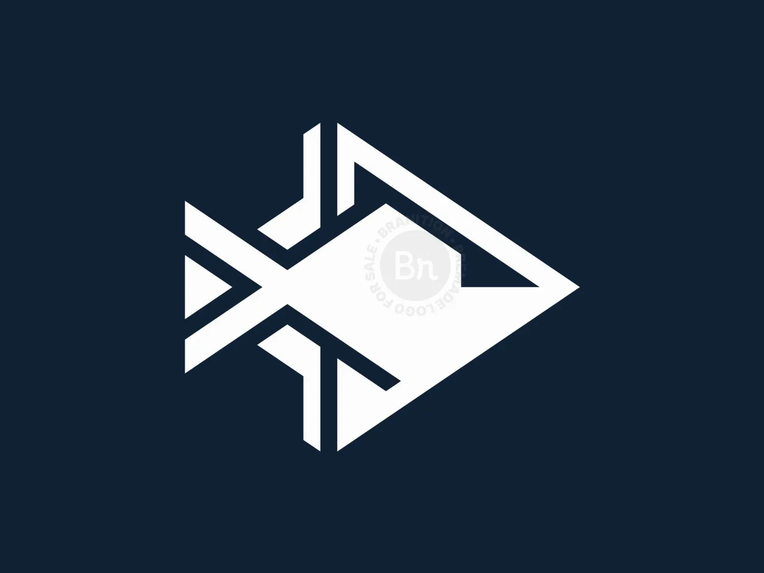 Fish Geometric Logo