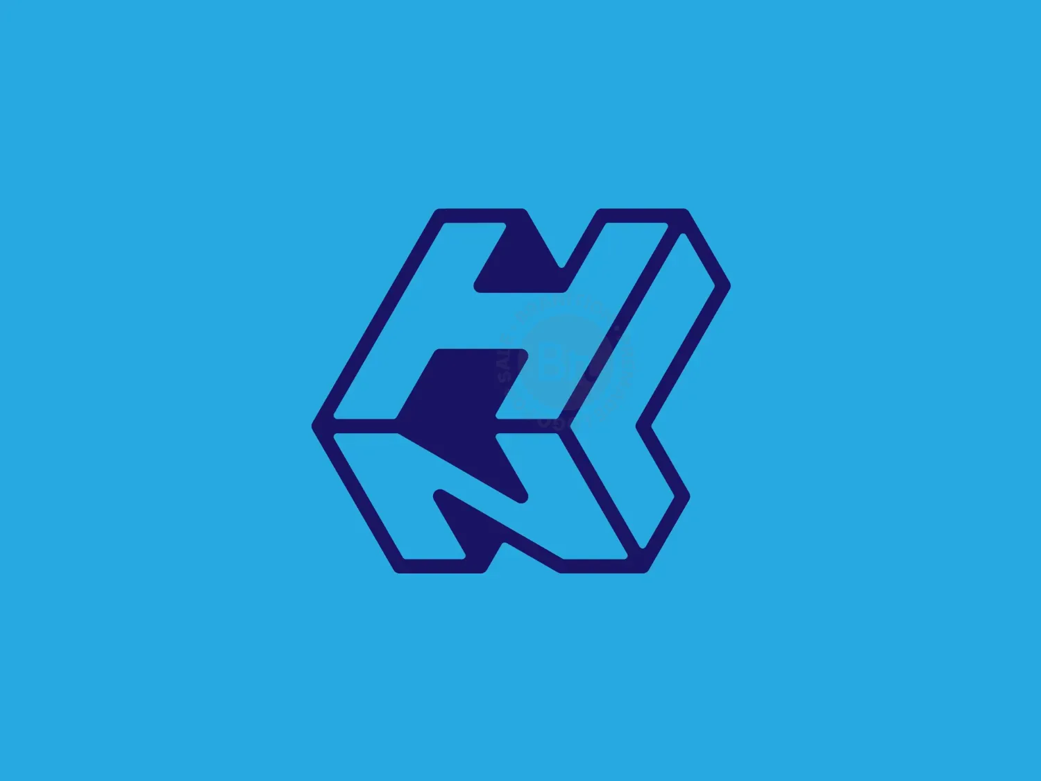 letter n logo 0